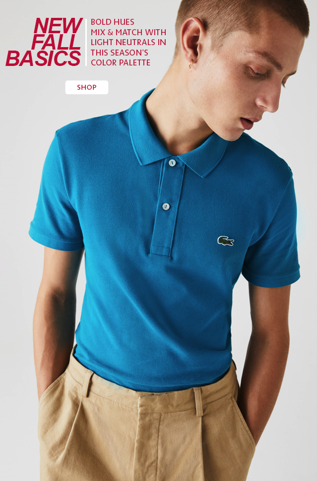 New Fall Basics | Bold hues mix and match with light neutrals in this season's color palette.