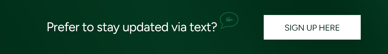 Prefer to stay updated via text? Sign up here.